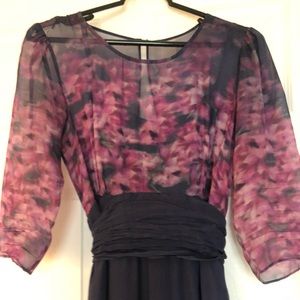 Luxe by seraphine maternity gown